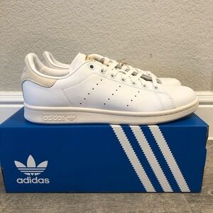New Adidas Stan Smith Classic Sneakers White Beige Men’s Shoes Multi Sizes